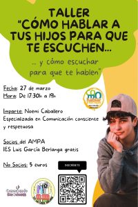 CARTEL COMO HABLAR A TUS HIJOS