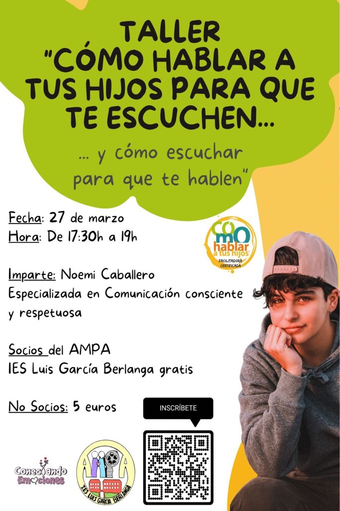CARTEL COMO HABLAR A TUS HIJOS