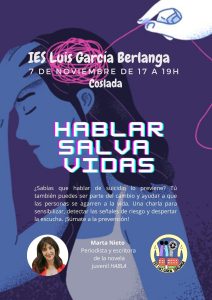 CARTEL HABLAR SALVA VIDAS