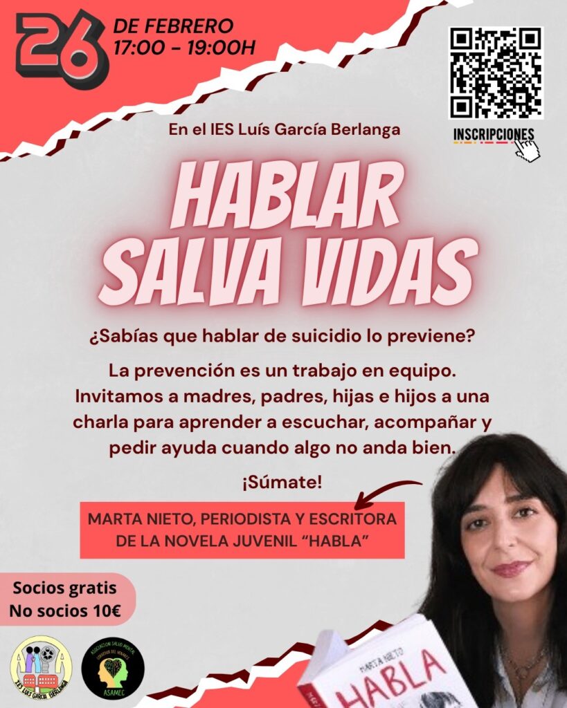 CARTEL HABLAR SALVA VIDAS