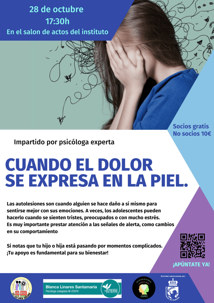 CUANDO EL DOLOR SE EXPRESA EN LA PIEL. AUTOLESIONES Y ADOLESCENCIA